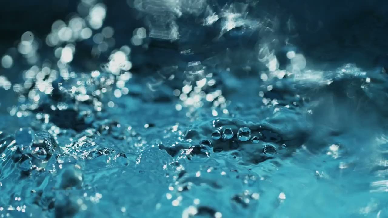 Sunlit water surface